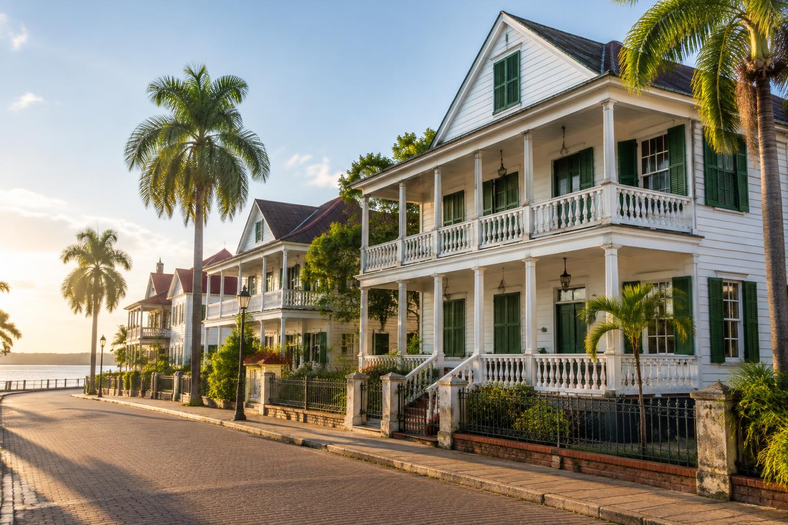 Gegenereerd sfeerbeeld Paramaribo